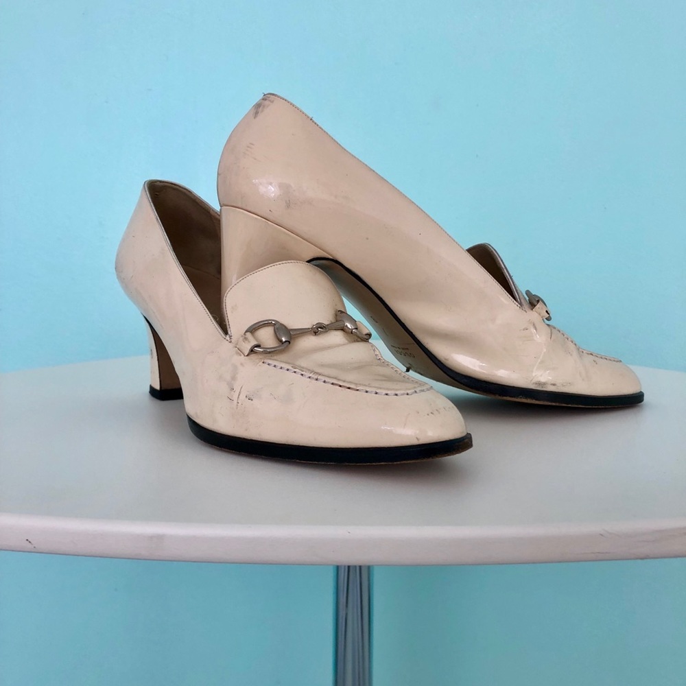 Gucci vintage loafer pumps
